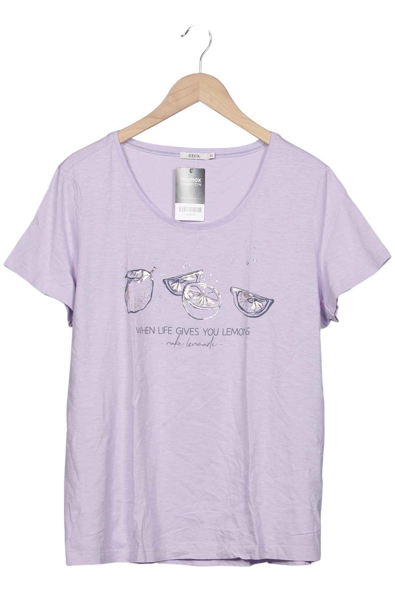 

Cecil Damen T-Shirt, flieder, Gr. 46
