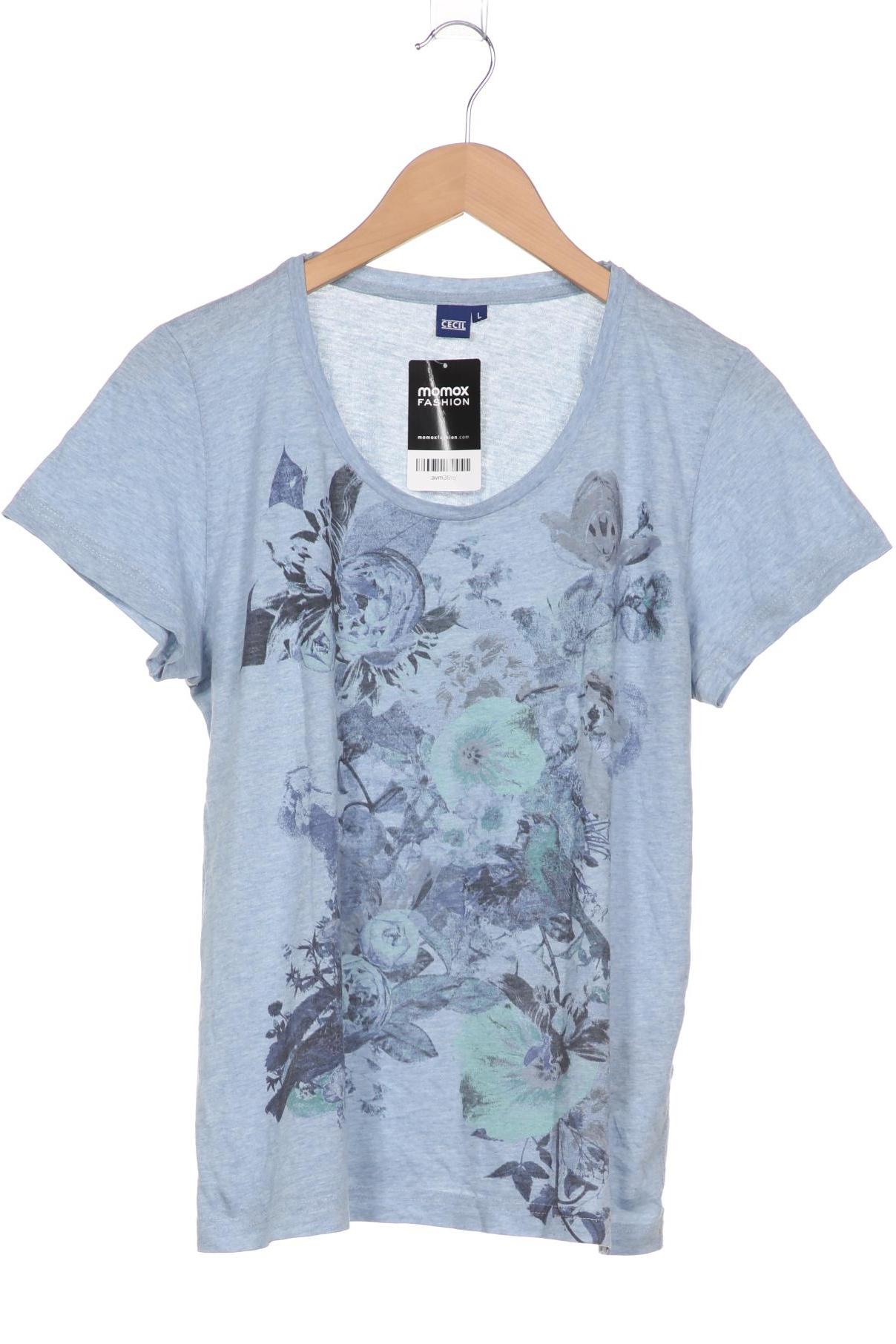 

CECIL Damen T-Shirt, hellblau