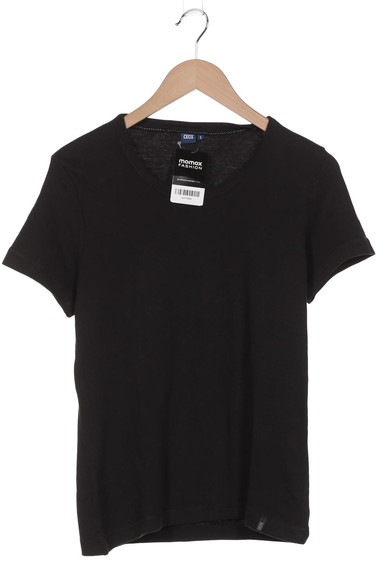 

Cecil Damen T-Shirt, schwarz, Gr. 42