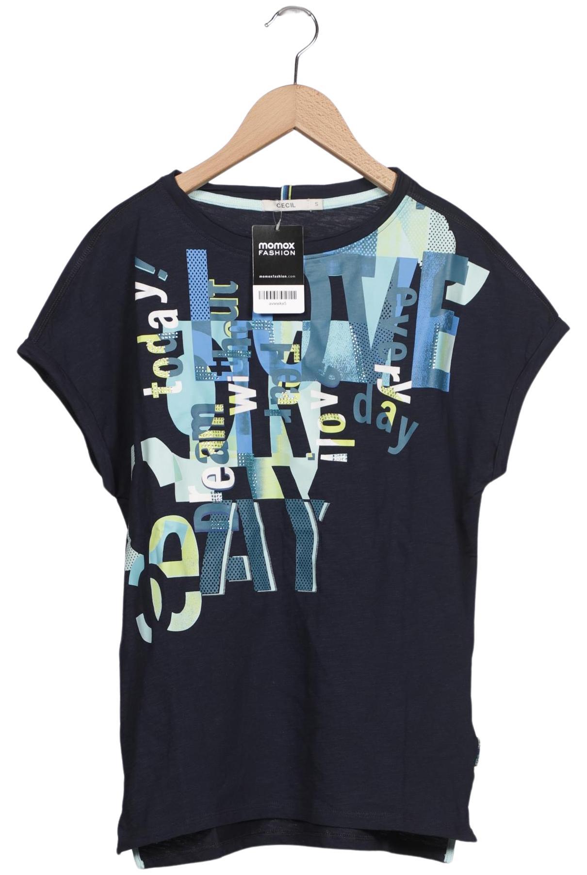 

Cecil Damen T-Shirt, marineblau, Gr. 36