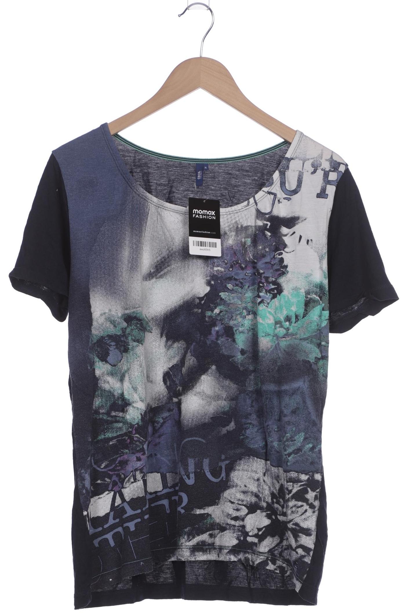 

Cecil Damen T-Shirt, blau, Gr. 44