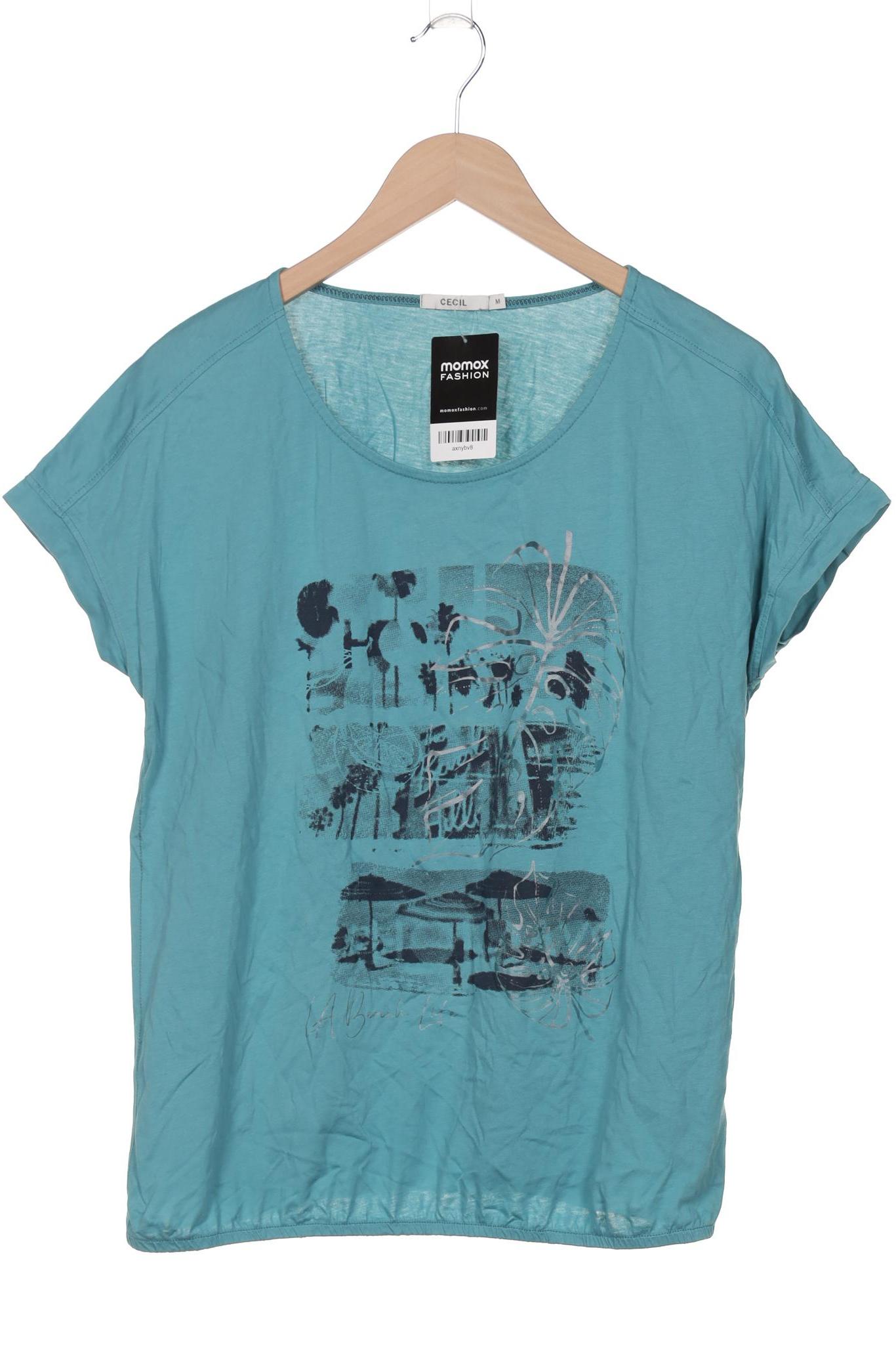 

Cecil Damen T-Shirt, blau, Gr. 38