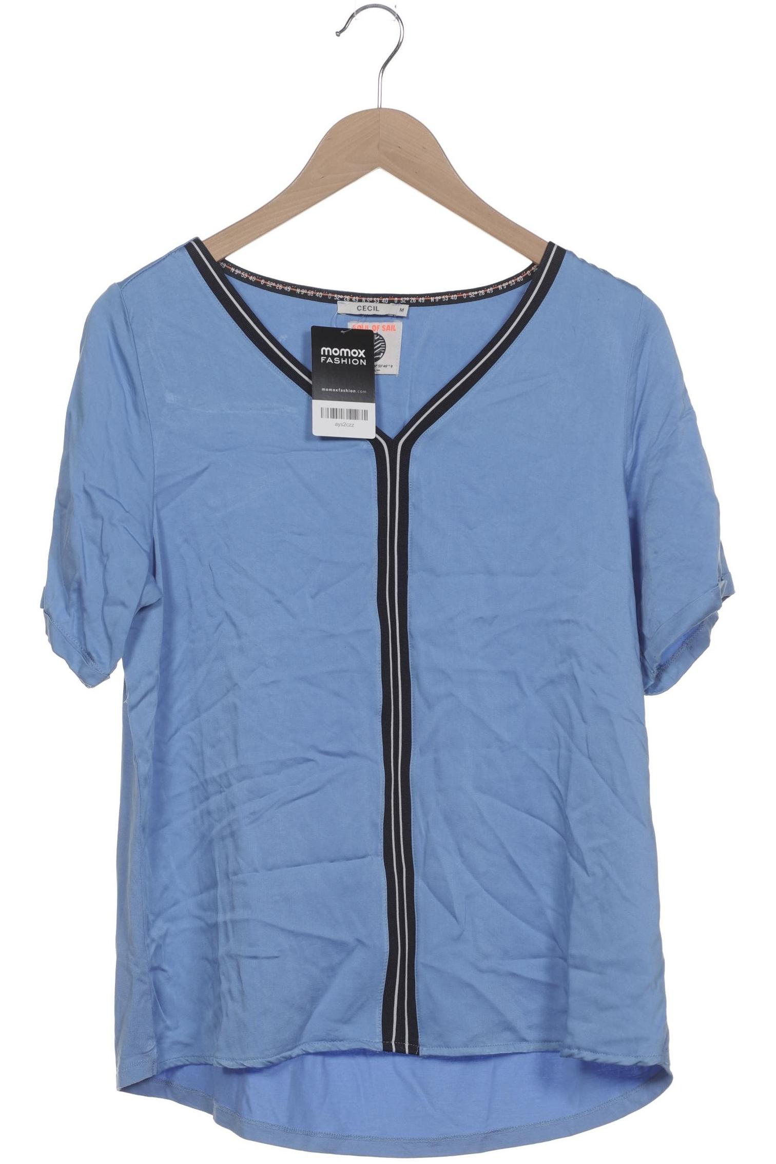 

Cecil Damen T-Shirt, blau, Gr. 38