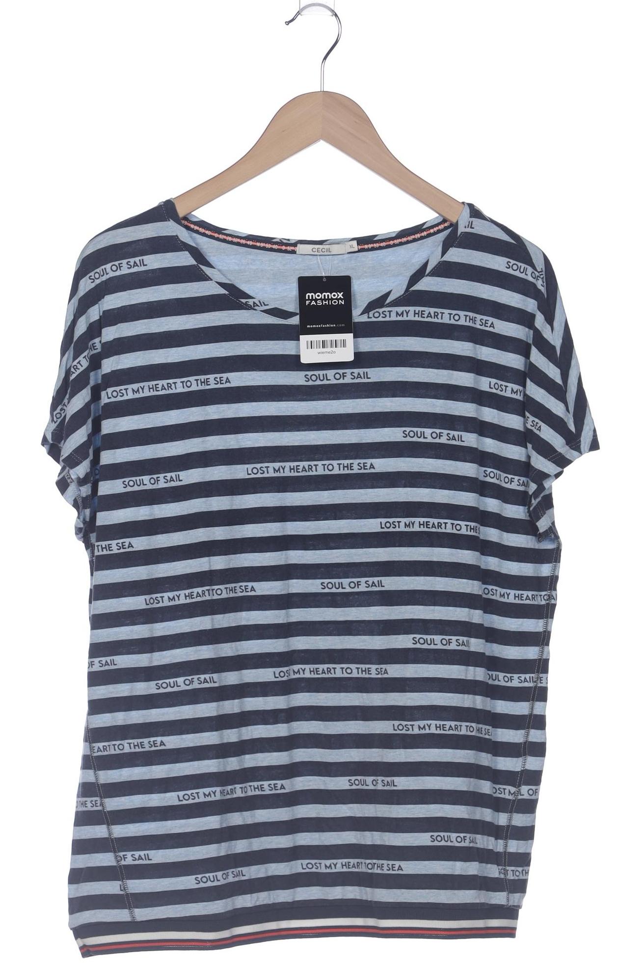 

Cecil Damen T-Shirt, blau, Gr. 44