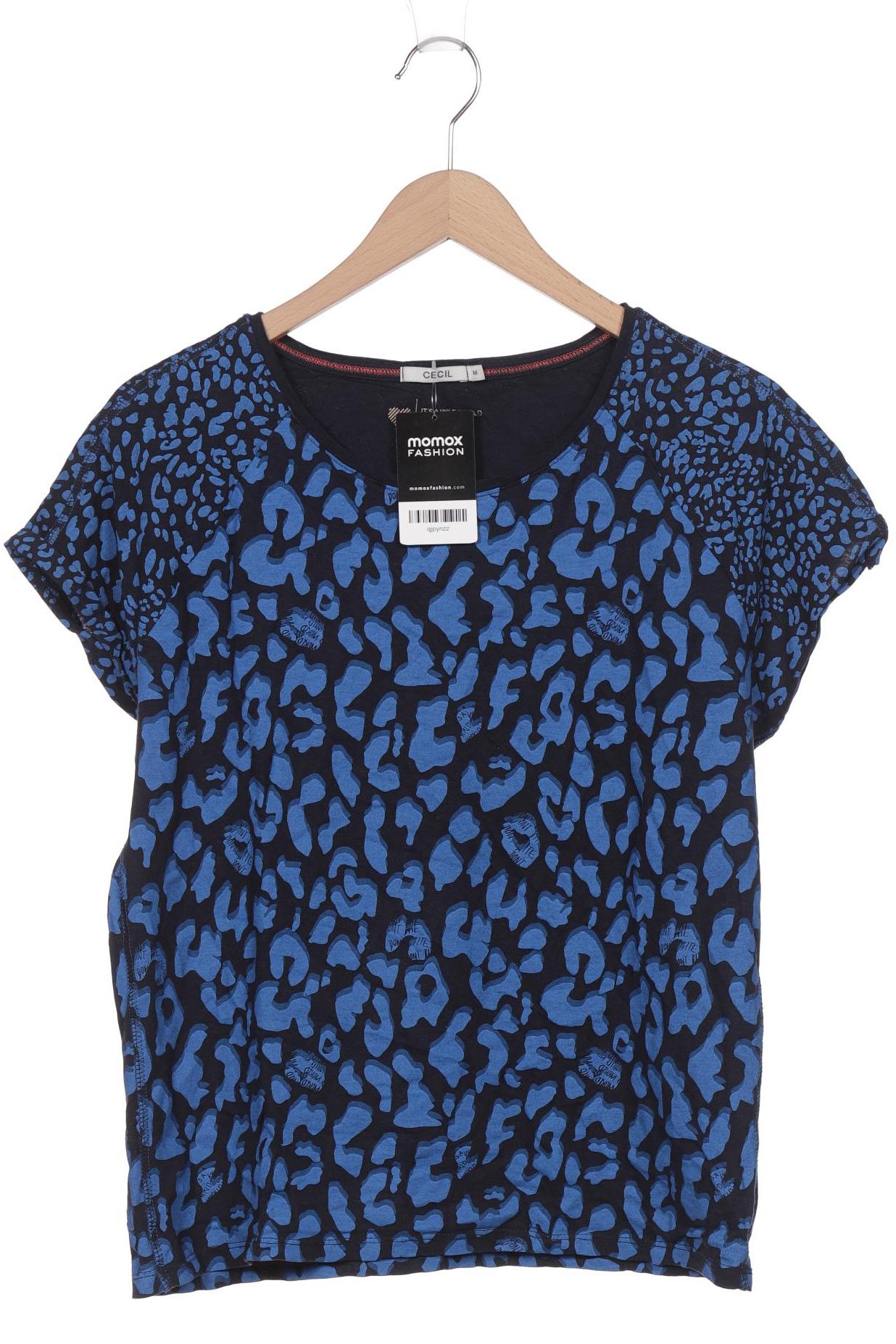 

Cecil Damen T-Shirt, blau, Gr. 38