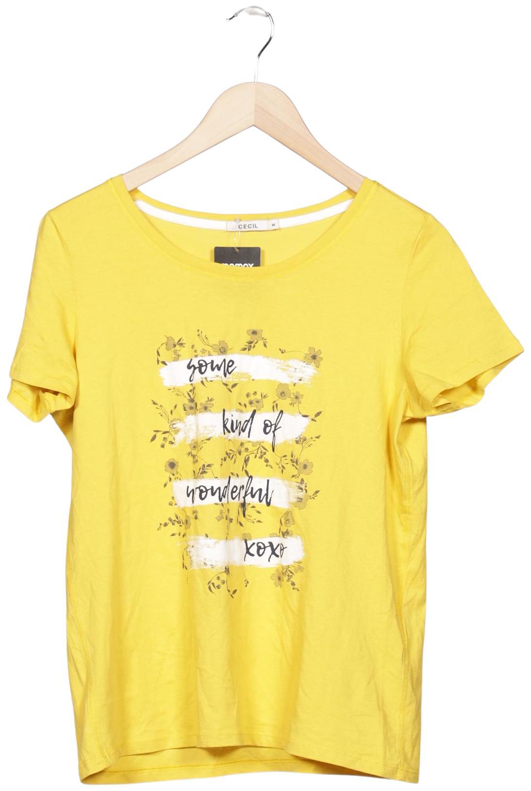 

Cecil Damen T-Shirt, gelb, Gr. 38