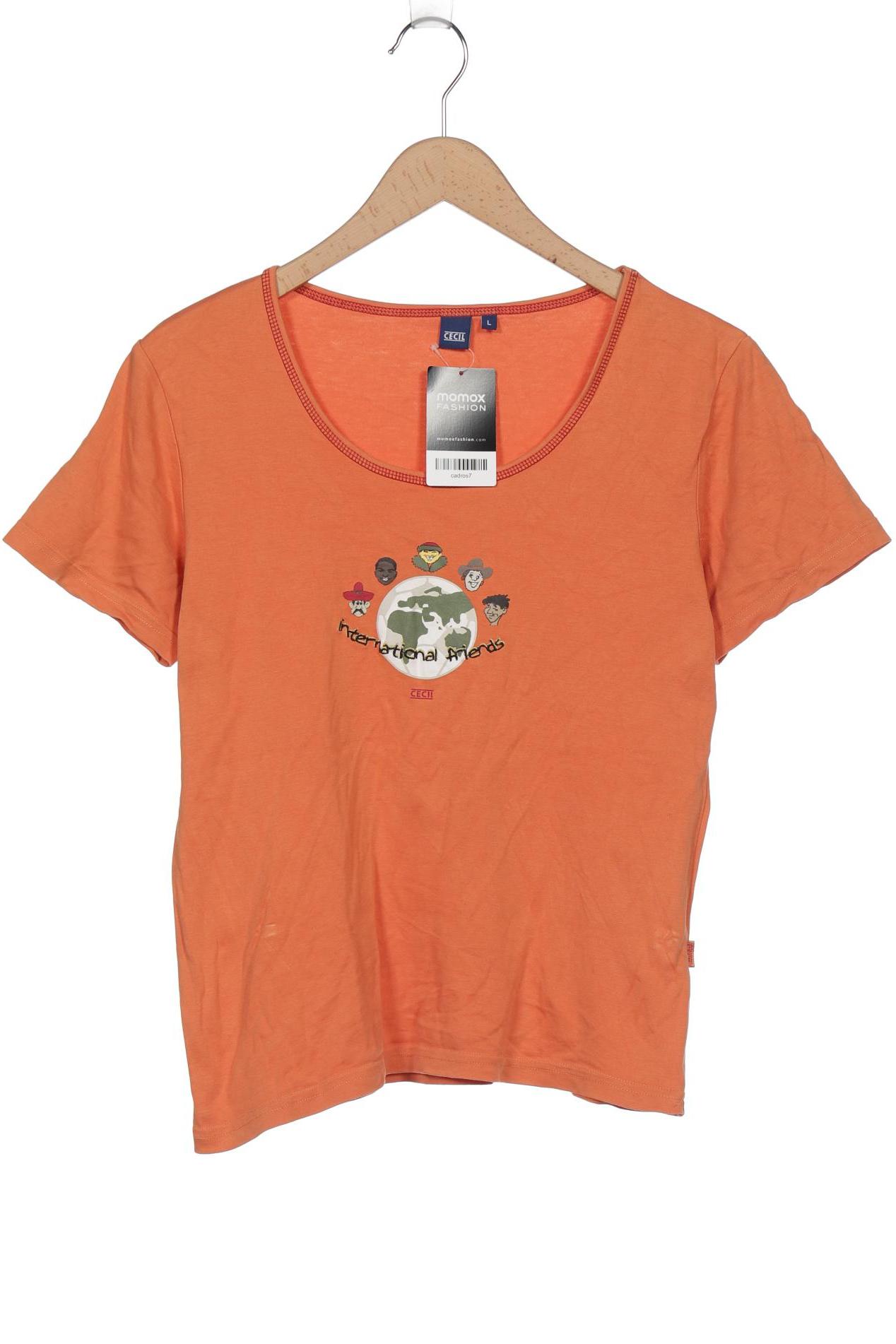 

CECIL Damen T-Shirt, orange