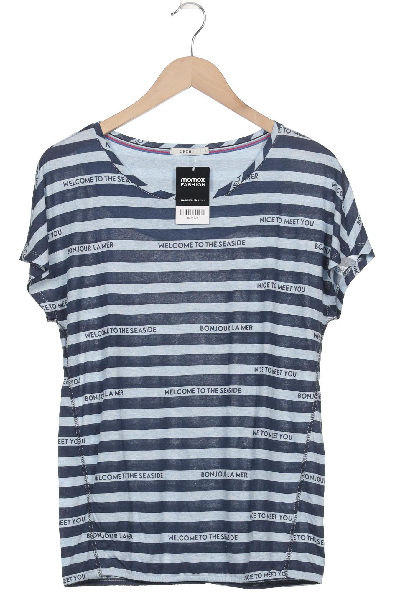 

Cecil Damen T-Shirt, blau, Gr. 36