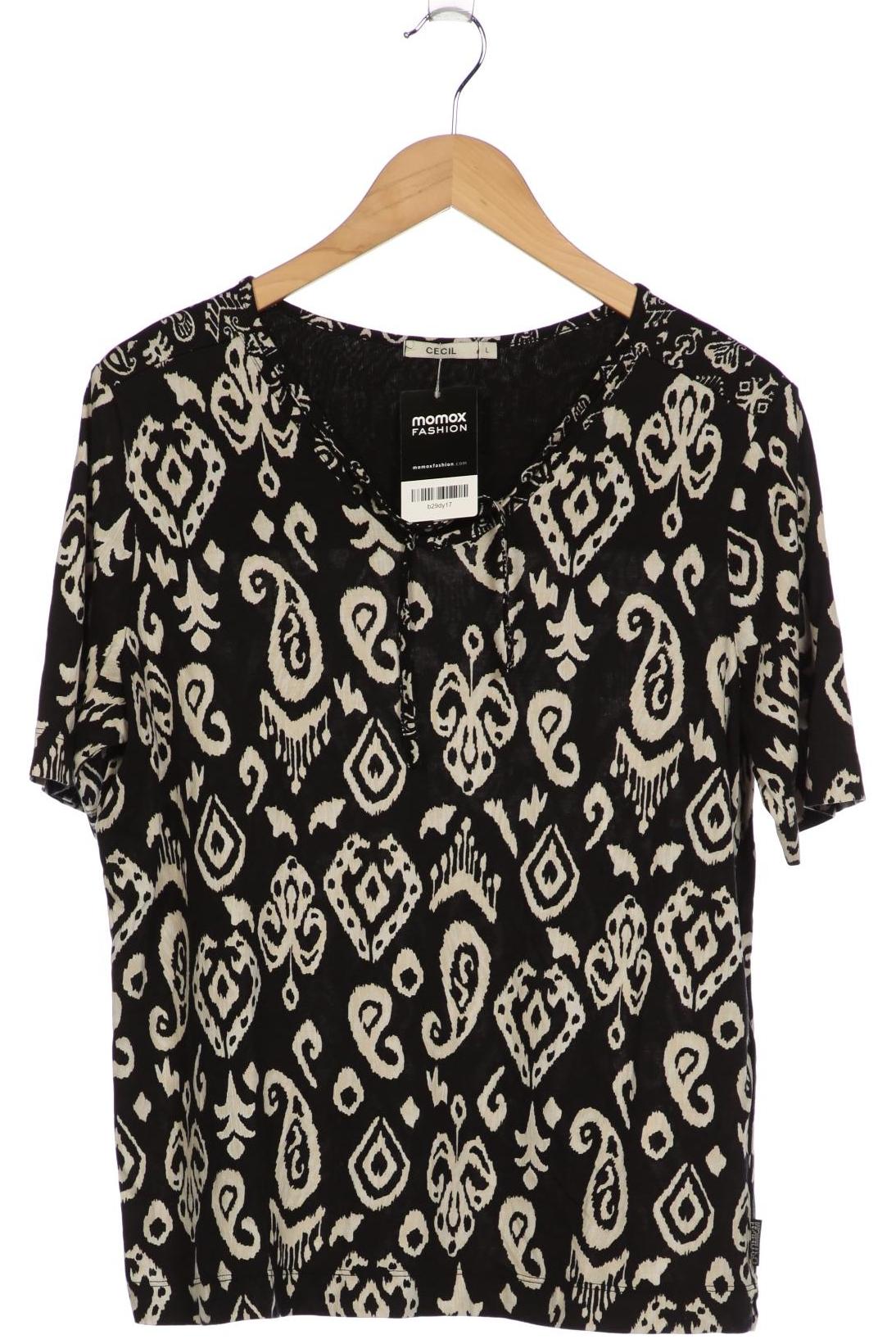 

Cecil Damen T-Shirt, schwarz, Gr. 42