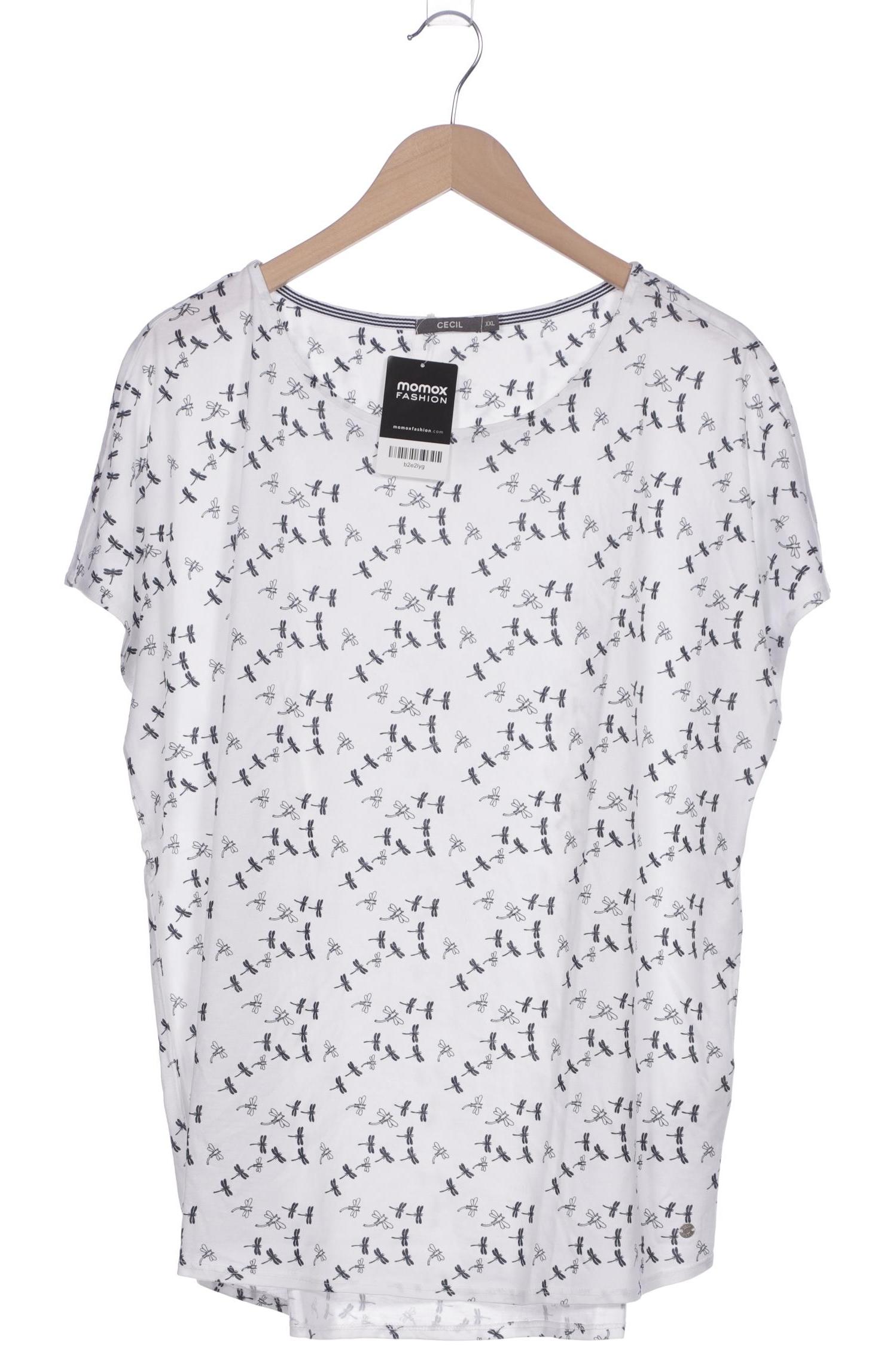 

Cecil Damen T-Shirt, weiß, Gr. 46