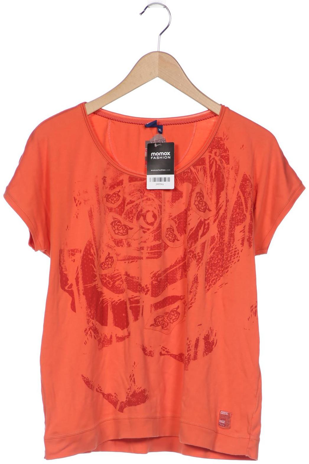 

CECIL Damen T-Shirt, orange