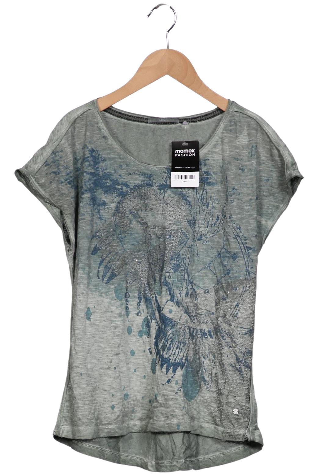 

Cecil Damen T-Shirt, grün, Gr. 34