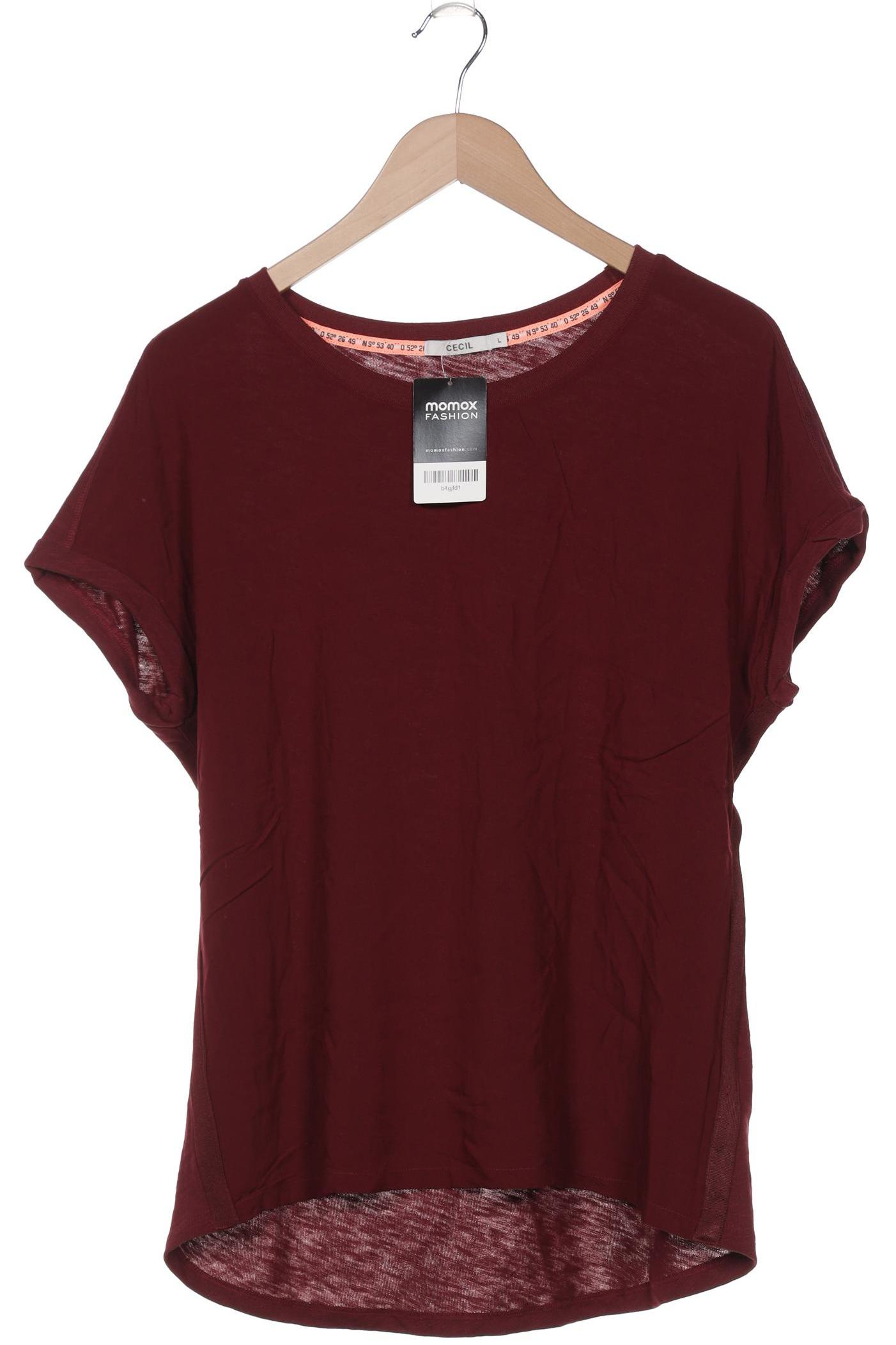 

Cecil Damen T-Shirt, bordeaux, Gr. 42
