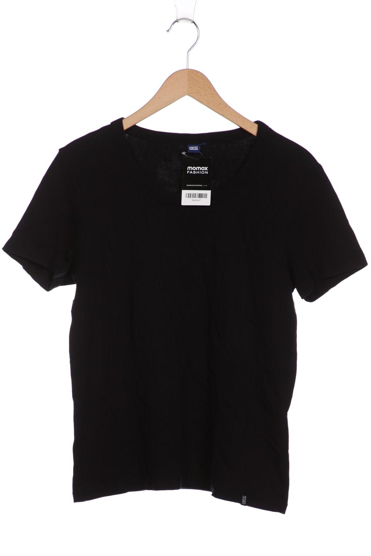 

Cecil Damen T-Shirt, schwarz, Gr. 46