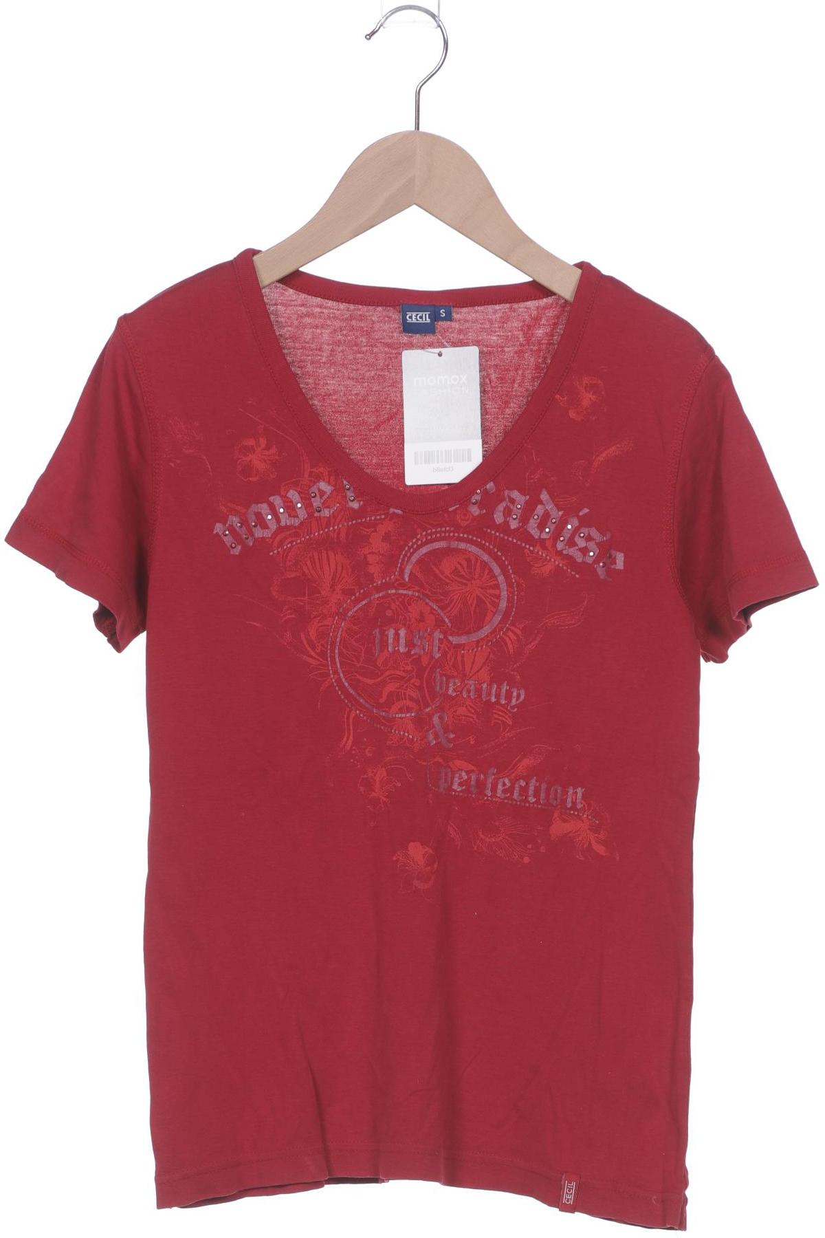 

Cecil Damen T-Shirt, bordeaux, Gr. 36