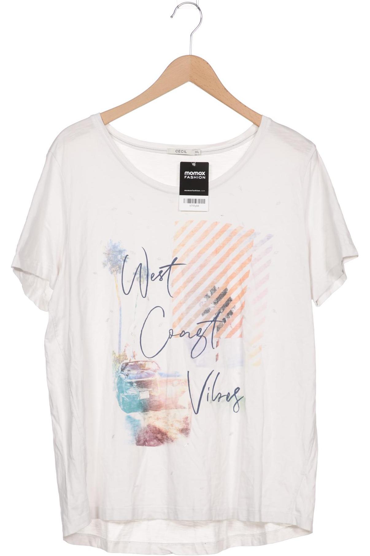 

CECIL Damen T-Shirt, weiß