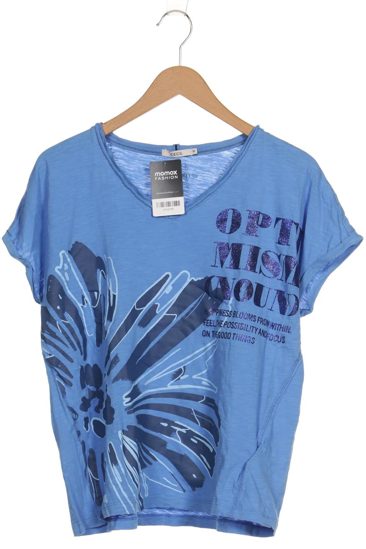 

Cecil Damen T-Shirt, blau, Gr. 38