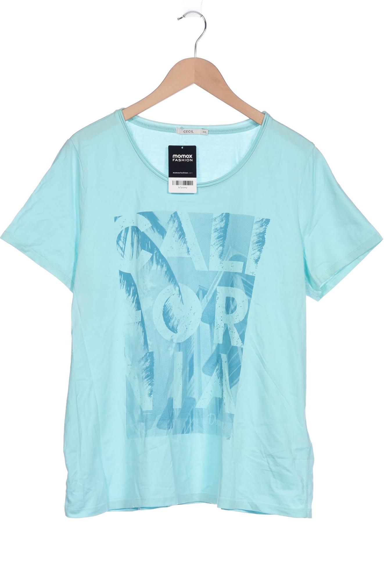 

Cecil Damen T-Shirt, blau, Gr. 46