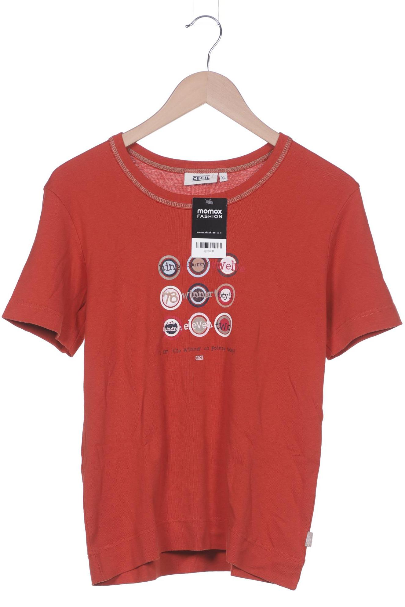 

Cecil Damen T-Shirt, orange, Gr. 44