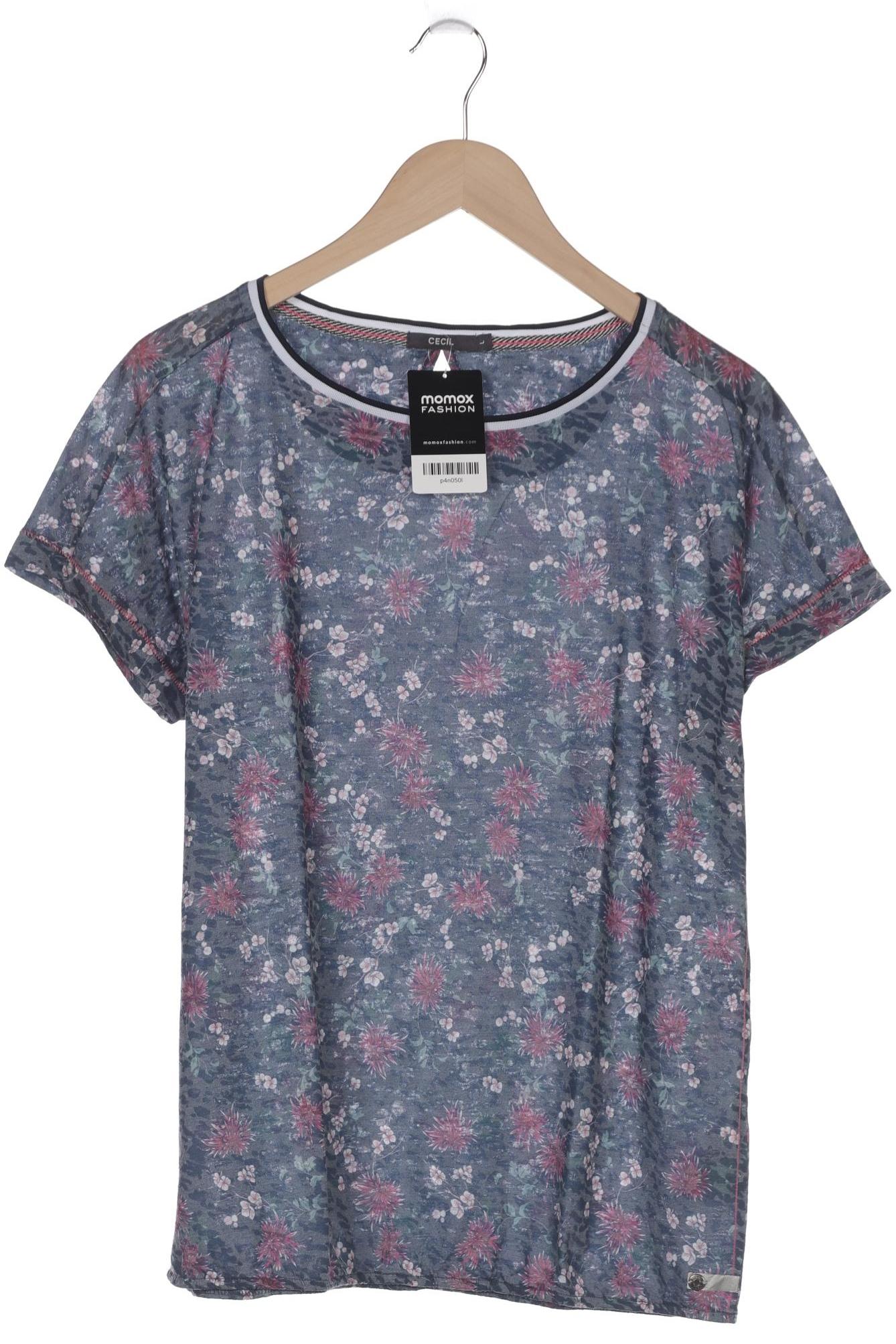 

Cecil Damen T-Shirt, blau, Gr. 42