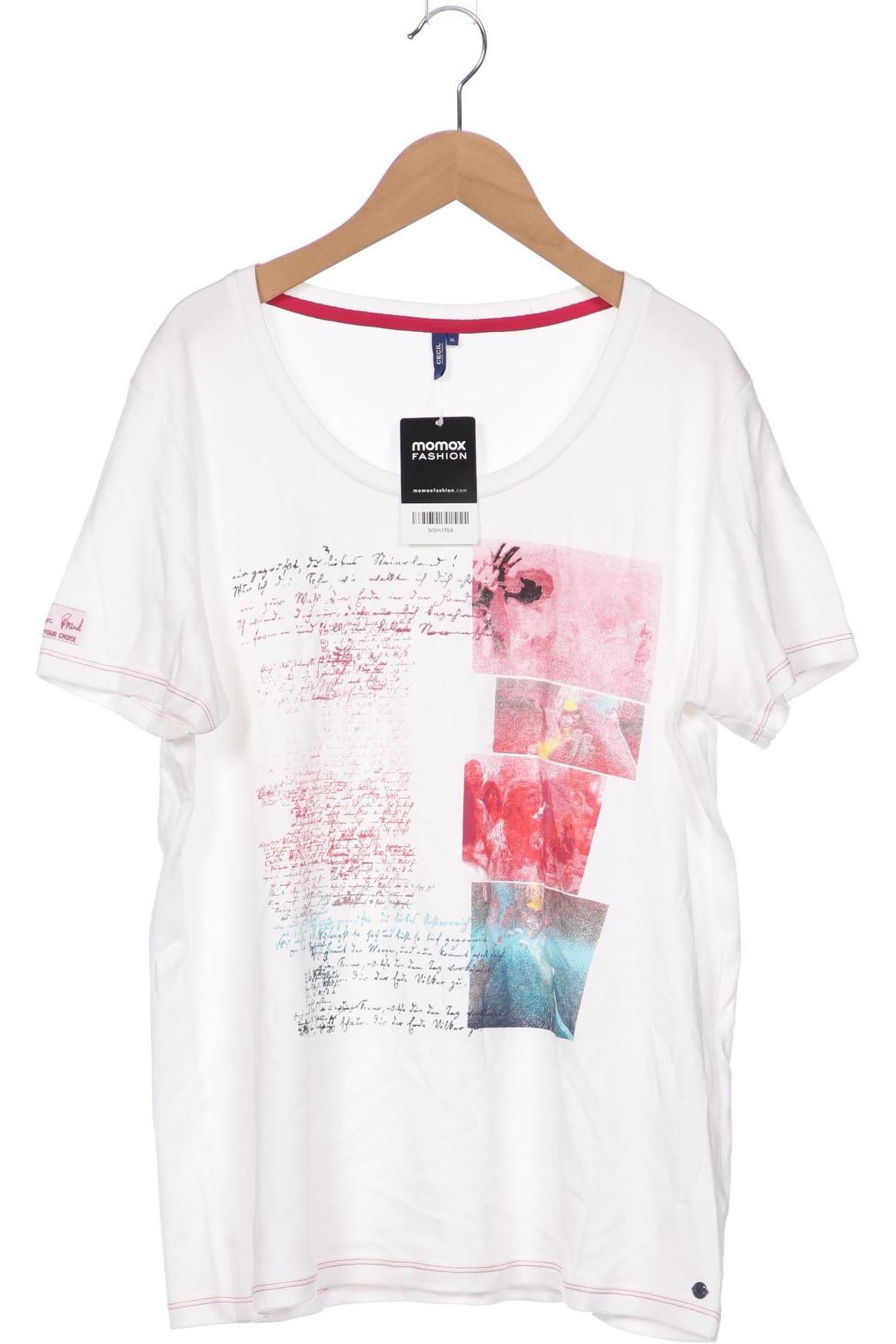 

Cecil Damen T-Shirt, weiß, Gr. 44