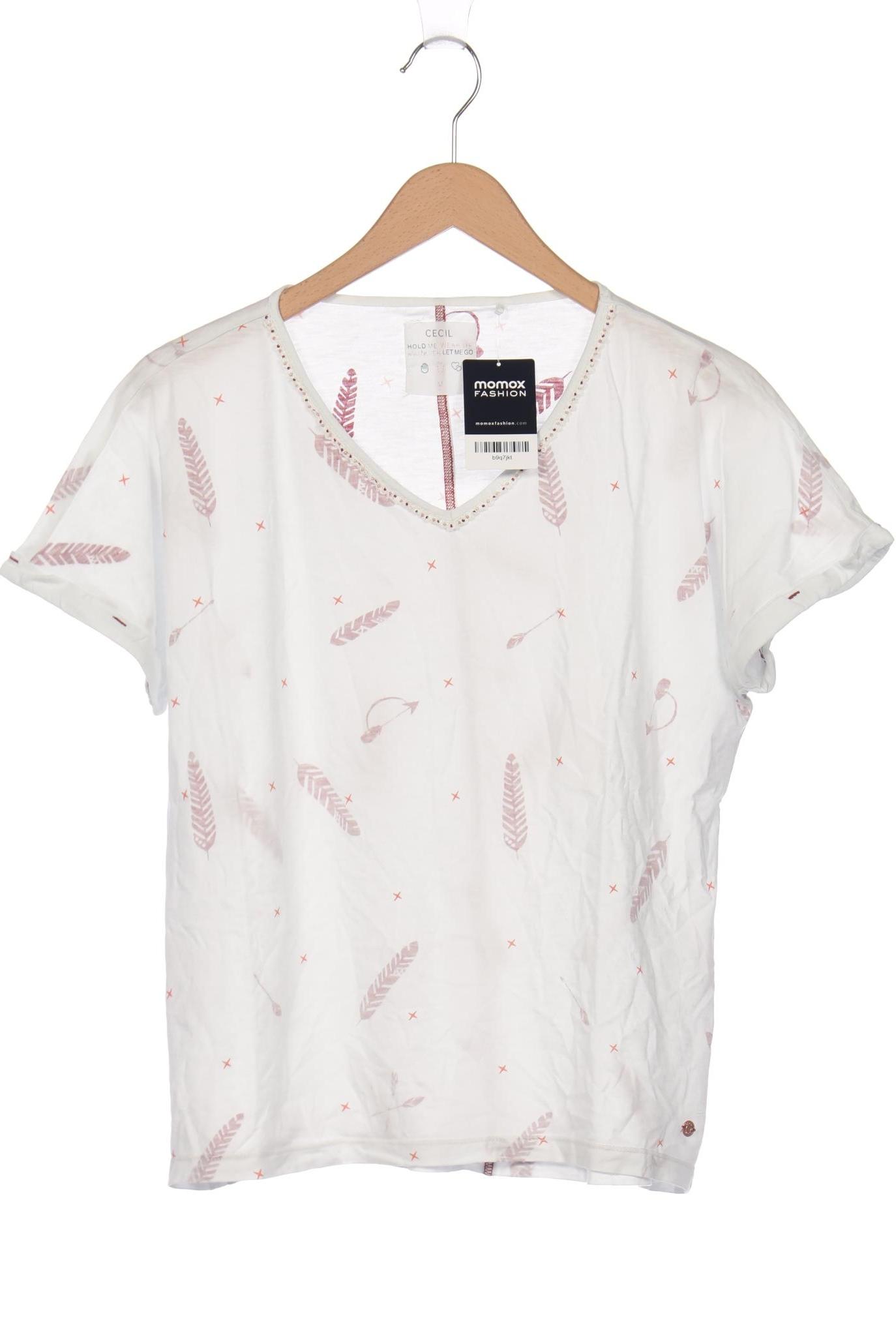 

Cecil Damen T-Shirt, weiß, Gr. 38