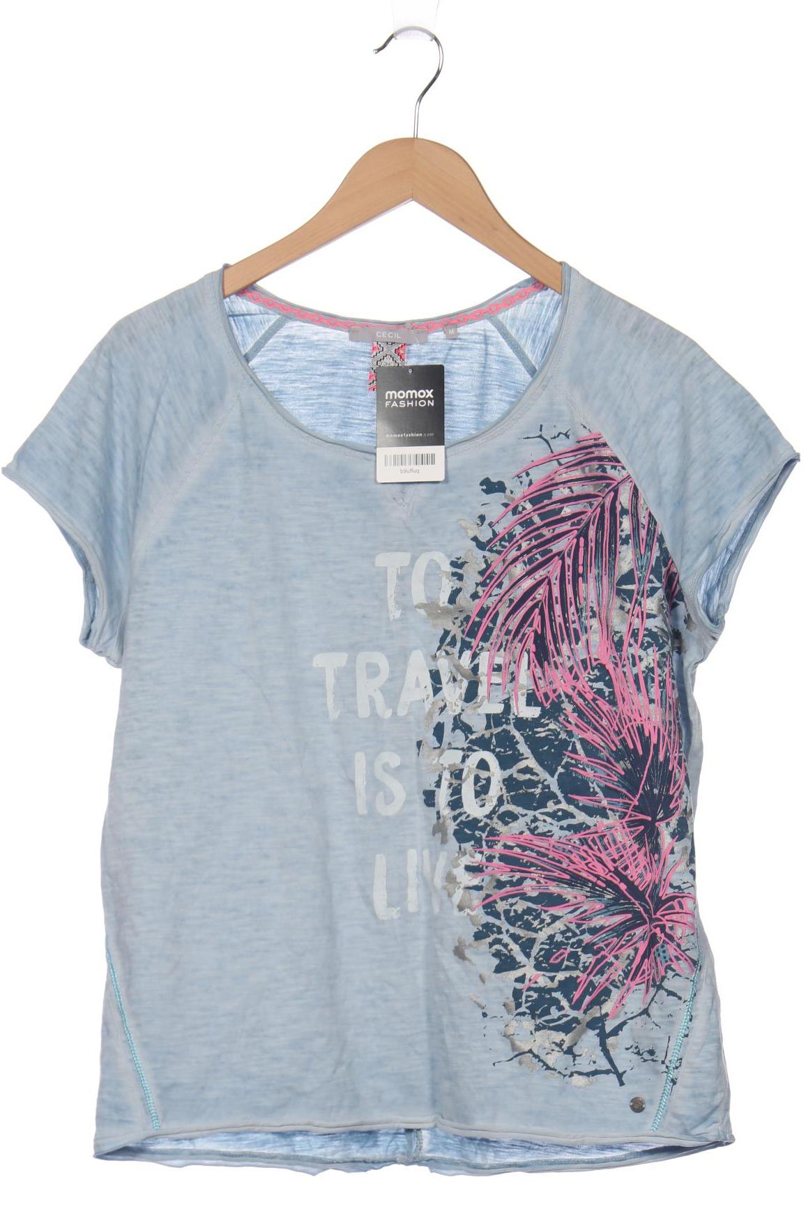 

CECIL Damen T-Shirt, hellblau