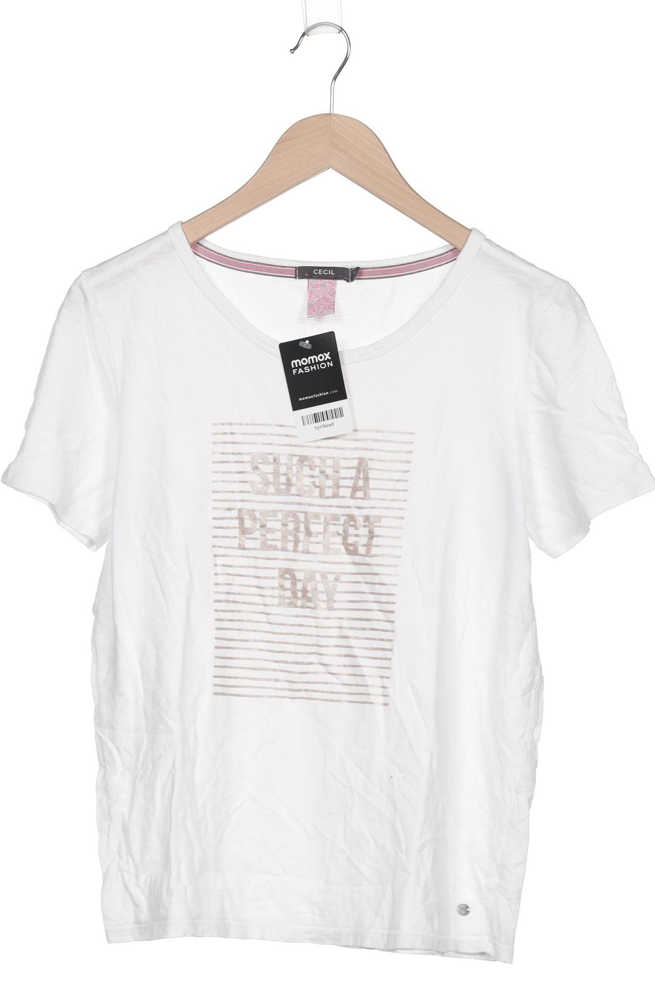 

Cecil Damen T-Shirt, weiß, Gr. 38