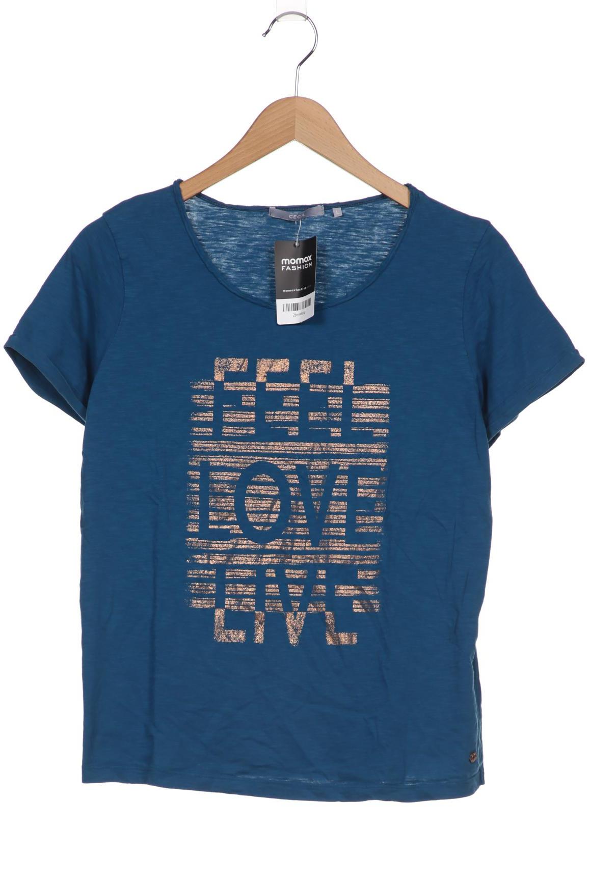 

CECIL Damen T-Shirt, blau