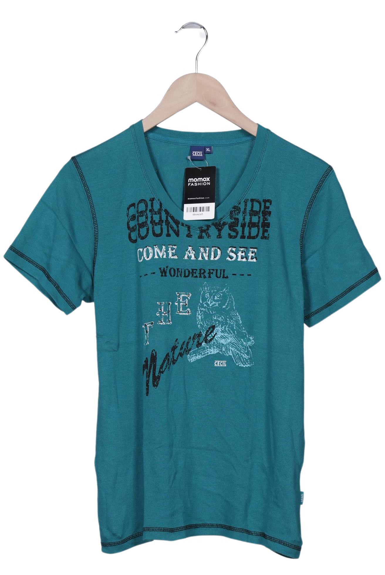 

Cecil Damen T-Shirt, türkis, Gr. 44