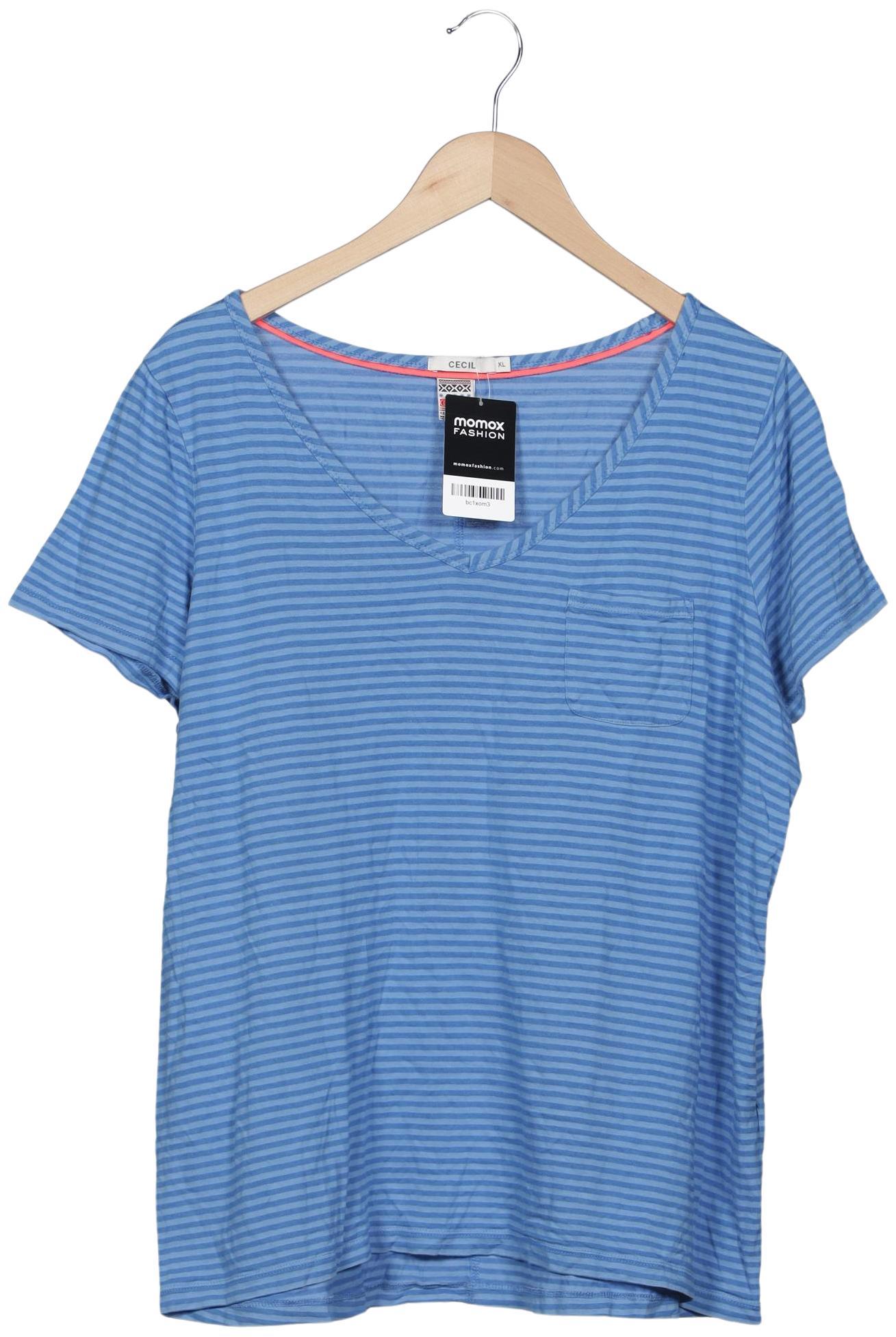 

Cecil Damen T-Shirt, blau, Gr. 44