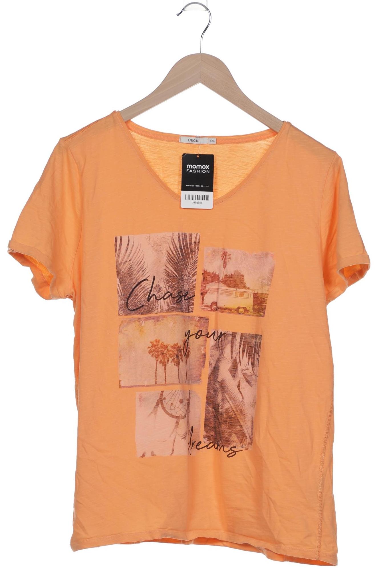 

Cecil Damen T-Shirt, orange, Gr. 46