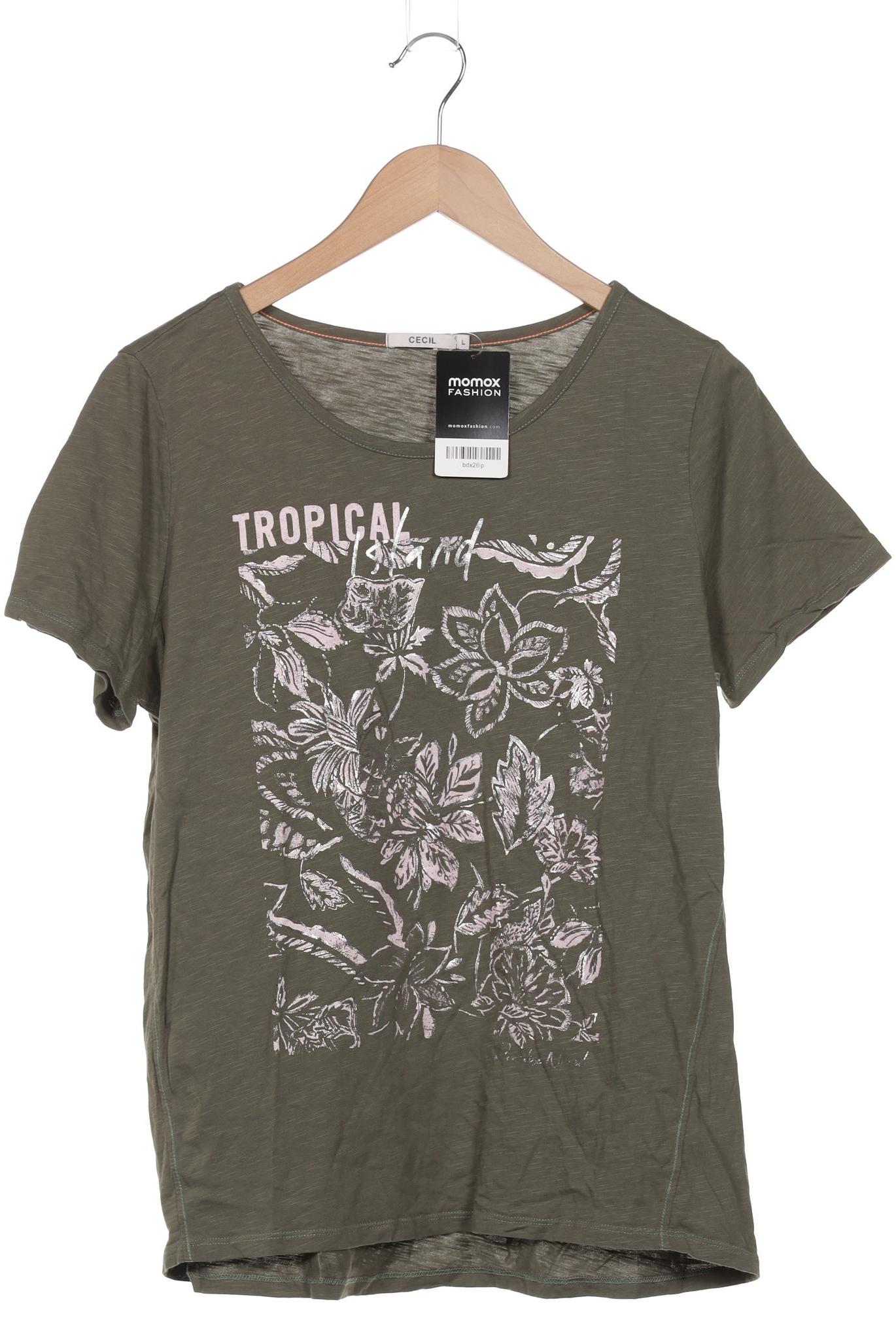 

Cecil Damen T-Shirt, grün, Gr. 42