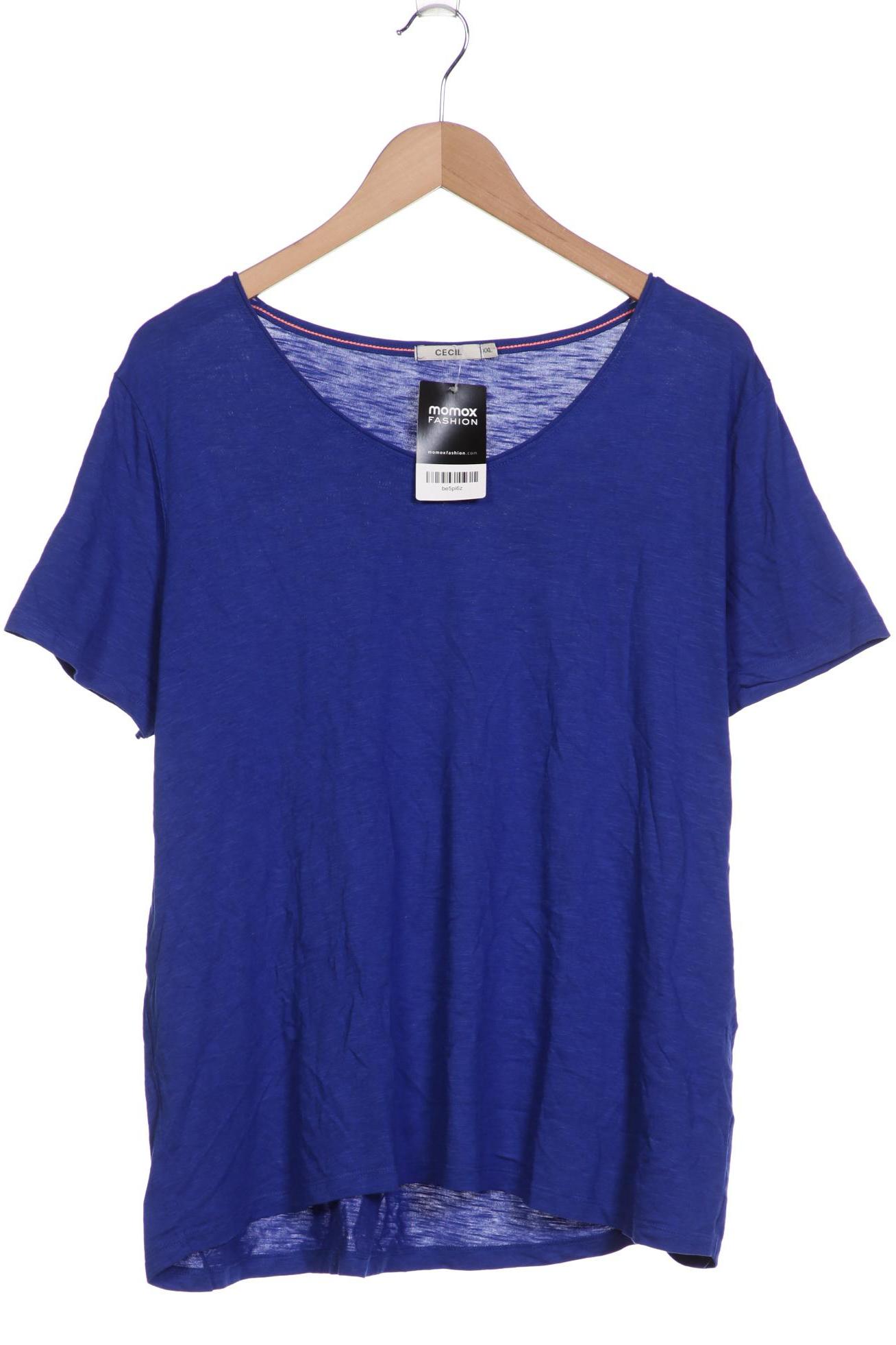 

Cecil Damen T-Shirt, blau, Gr. 46