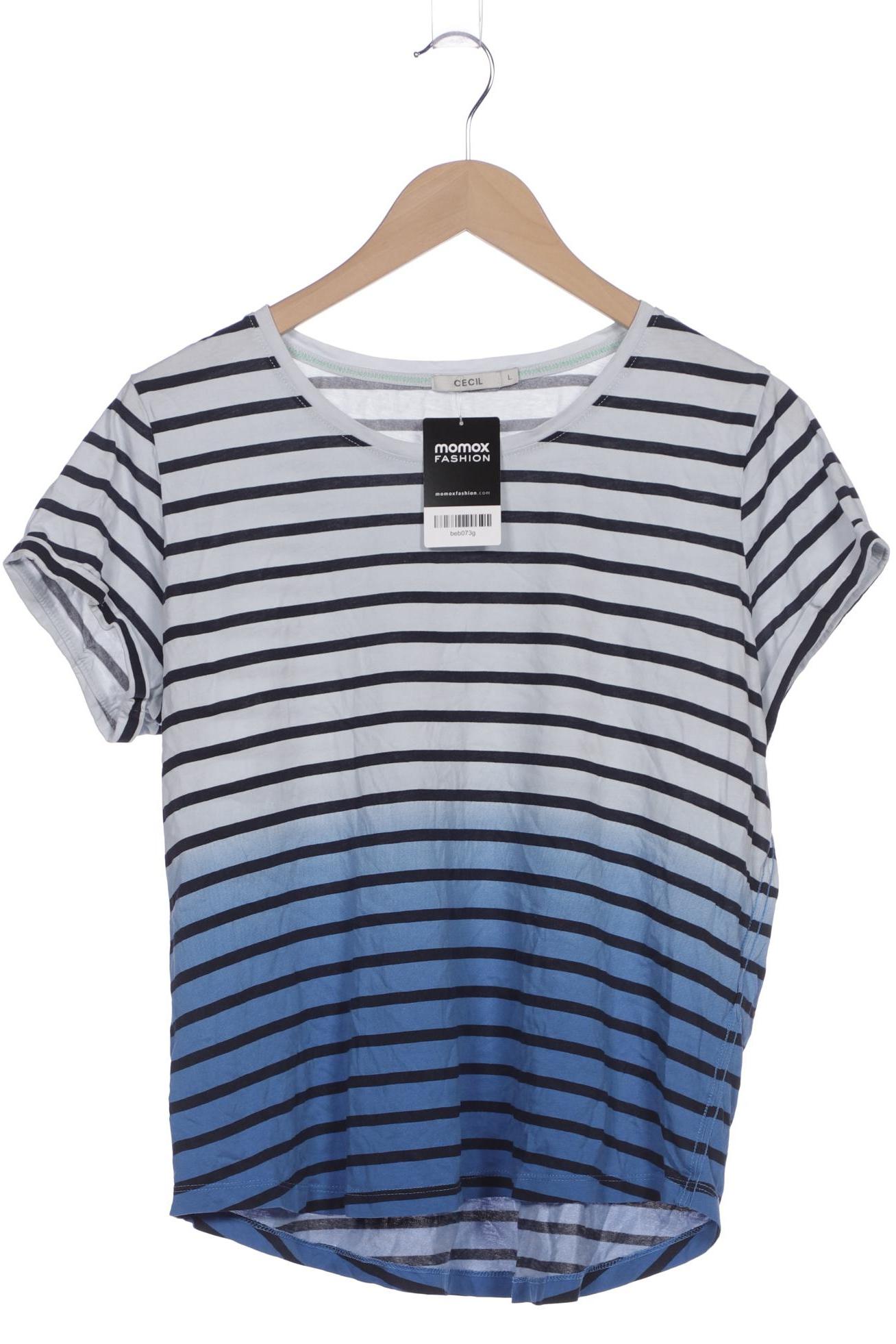 

Cecil Damen T-Shirt, blau, Gr. 42