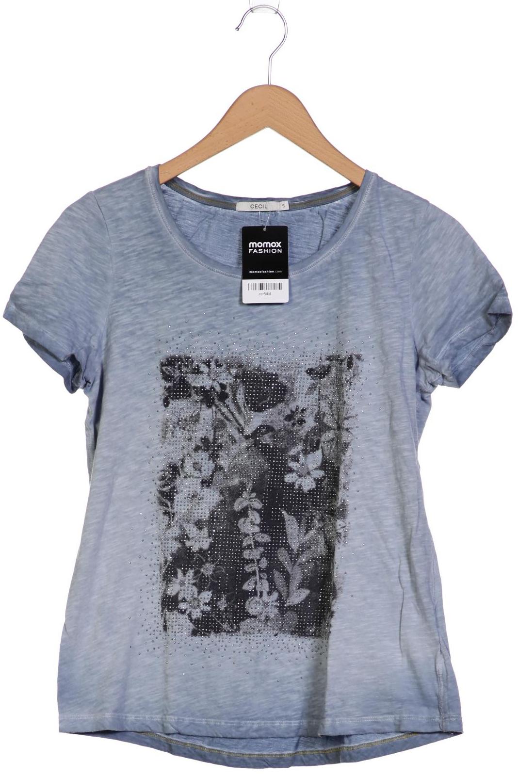 

CECIL Damen T-Shirt, hellblau