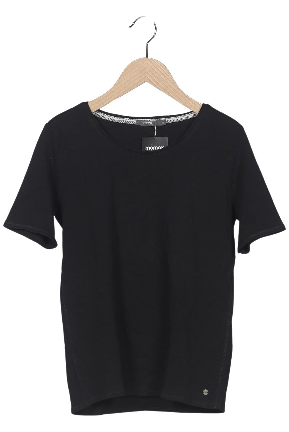 

Cecil Damen T-Shirt, schwarz, Gr. 36