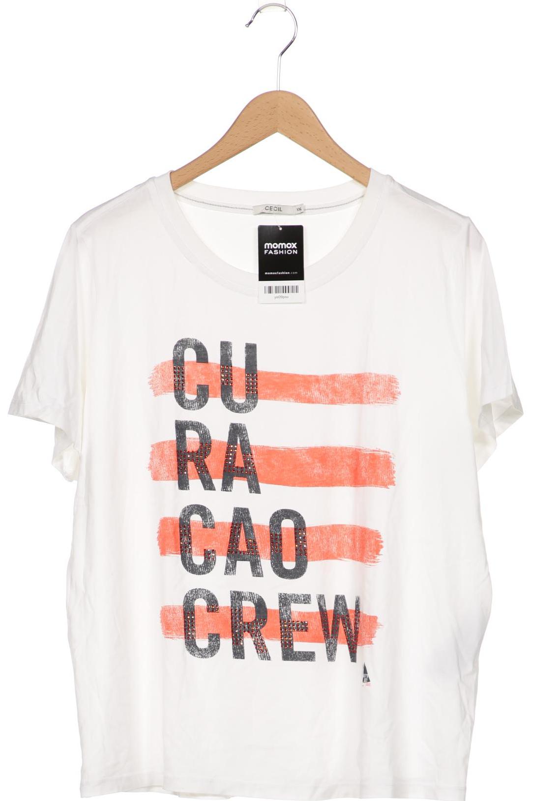 

CECIL Damen T-Shirt, weiß