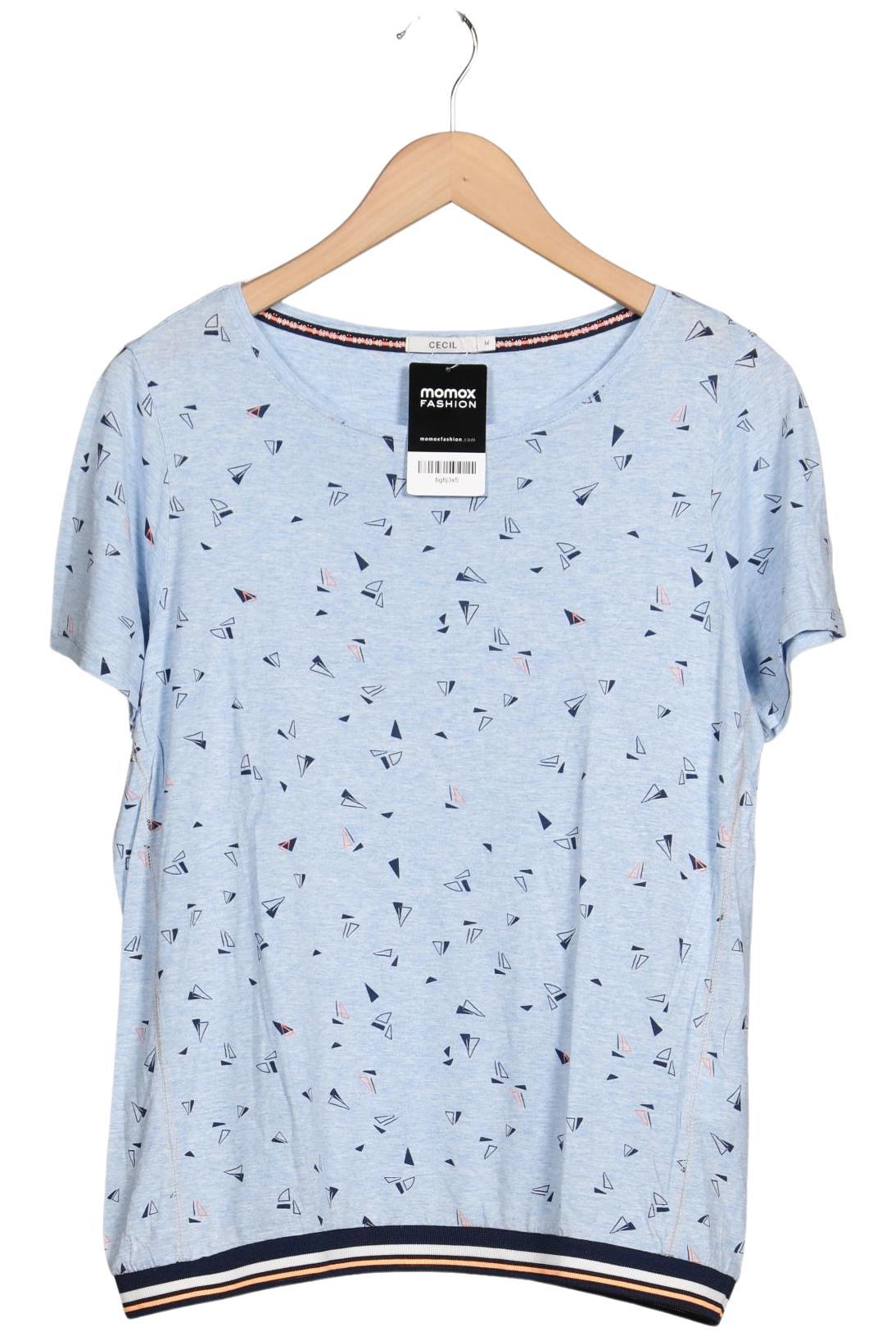 

Cecil Damen T-Shirt, blau, Gr. 38