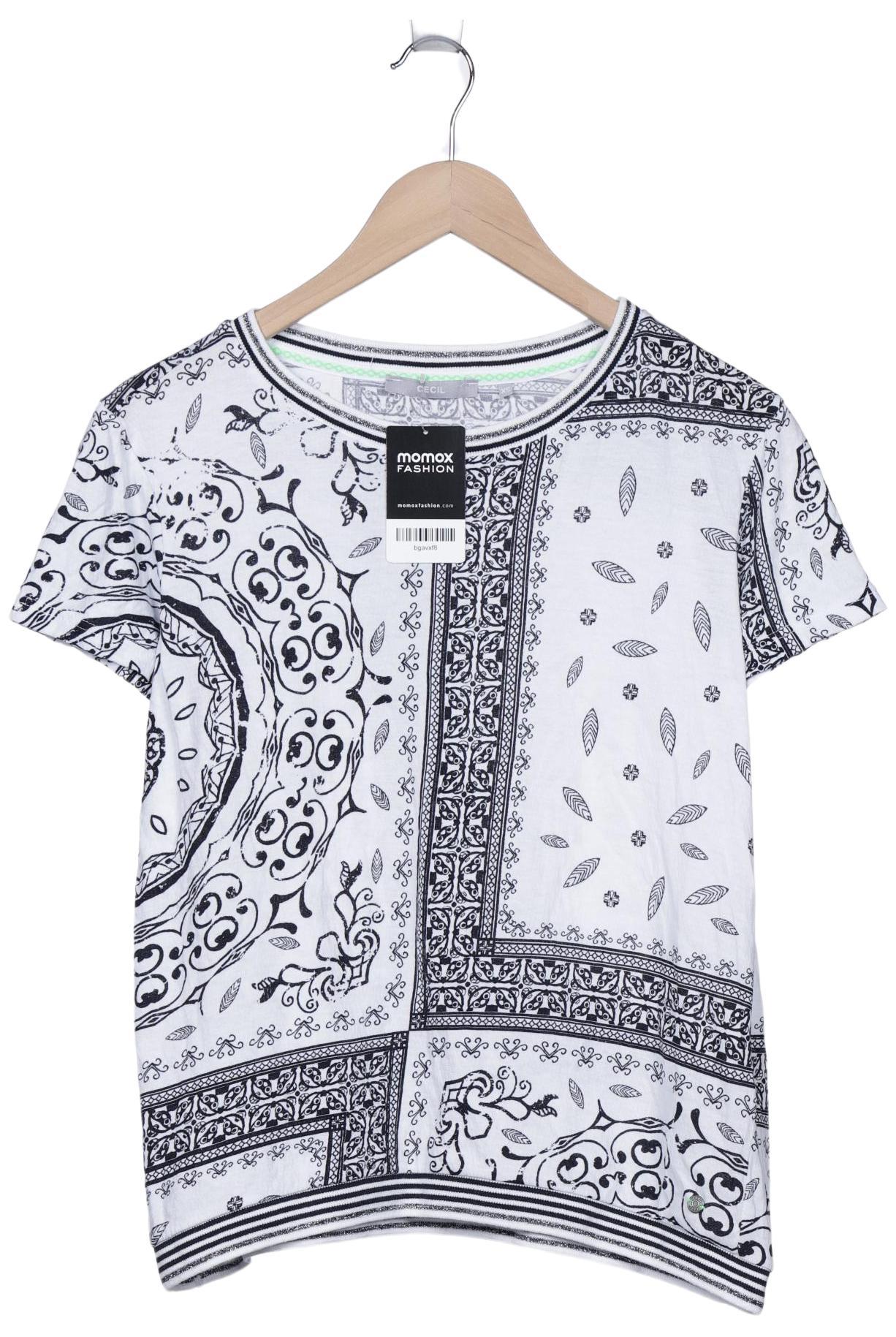 

Cecil Damen T-Shirt, weiß, Gr. 34
