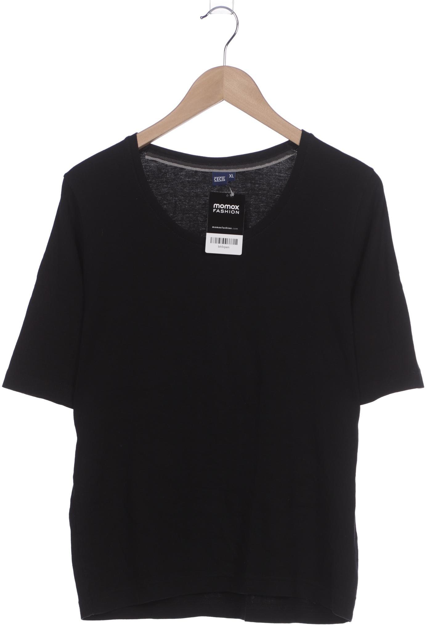 

Cecil Damen T-Shirt, schwarz, Gr. 44