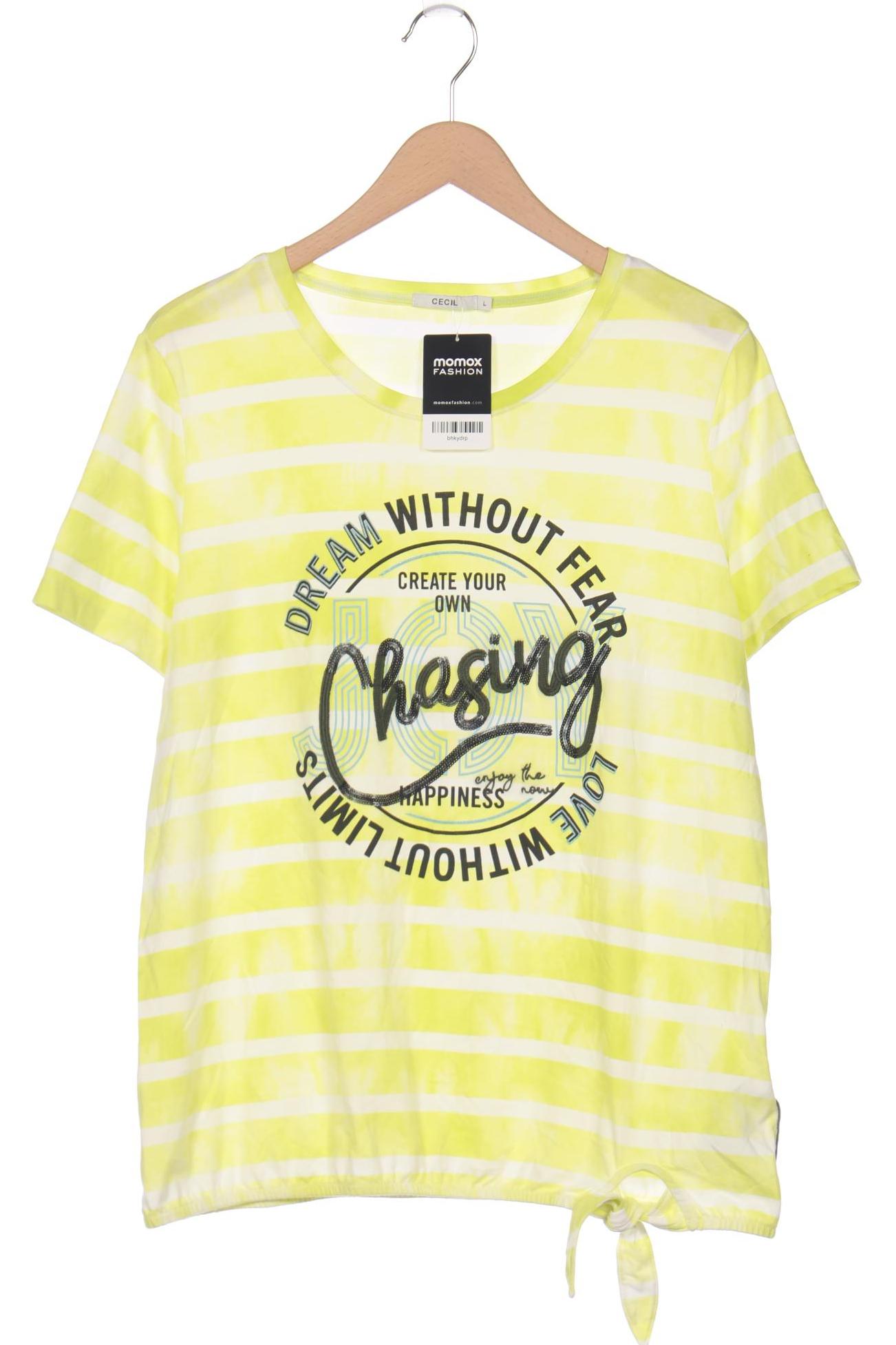 

Cecil Damen T-Shirt, gelb, Gr. 42