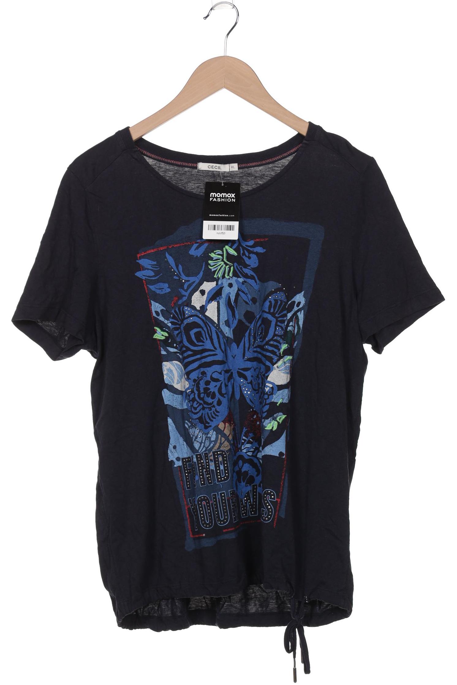 

Cecil Damen T-Shirt, marineblau, Gr. 44