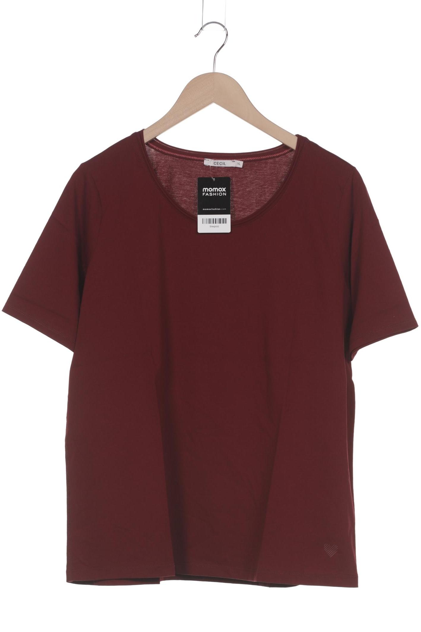 

Cecil Damen T-Shirt, bordeaux, Gr. 44