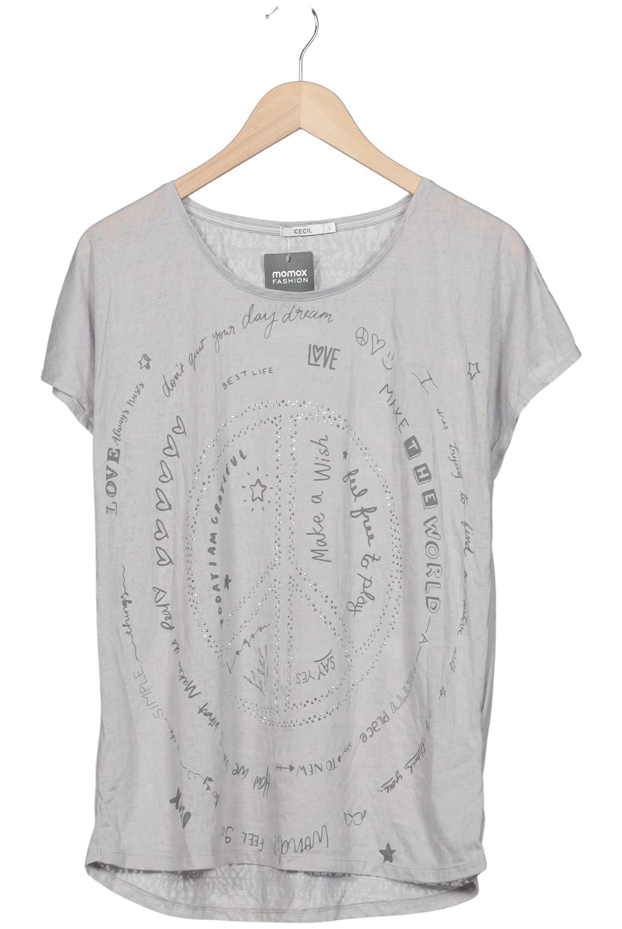 

Cecil Damen T-Shirt, grau, Gr. 42
