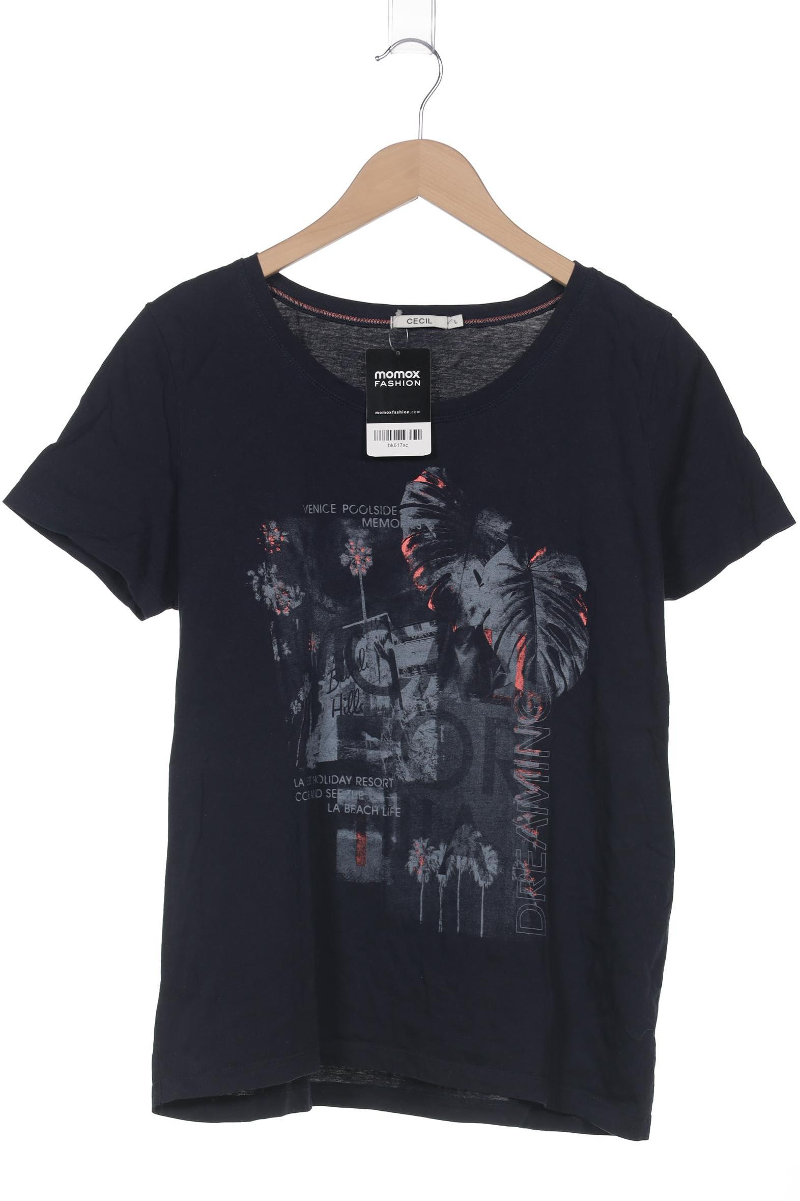 

Cecil Damen T-Shirt, marineblau, Gr. 42
