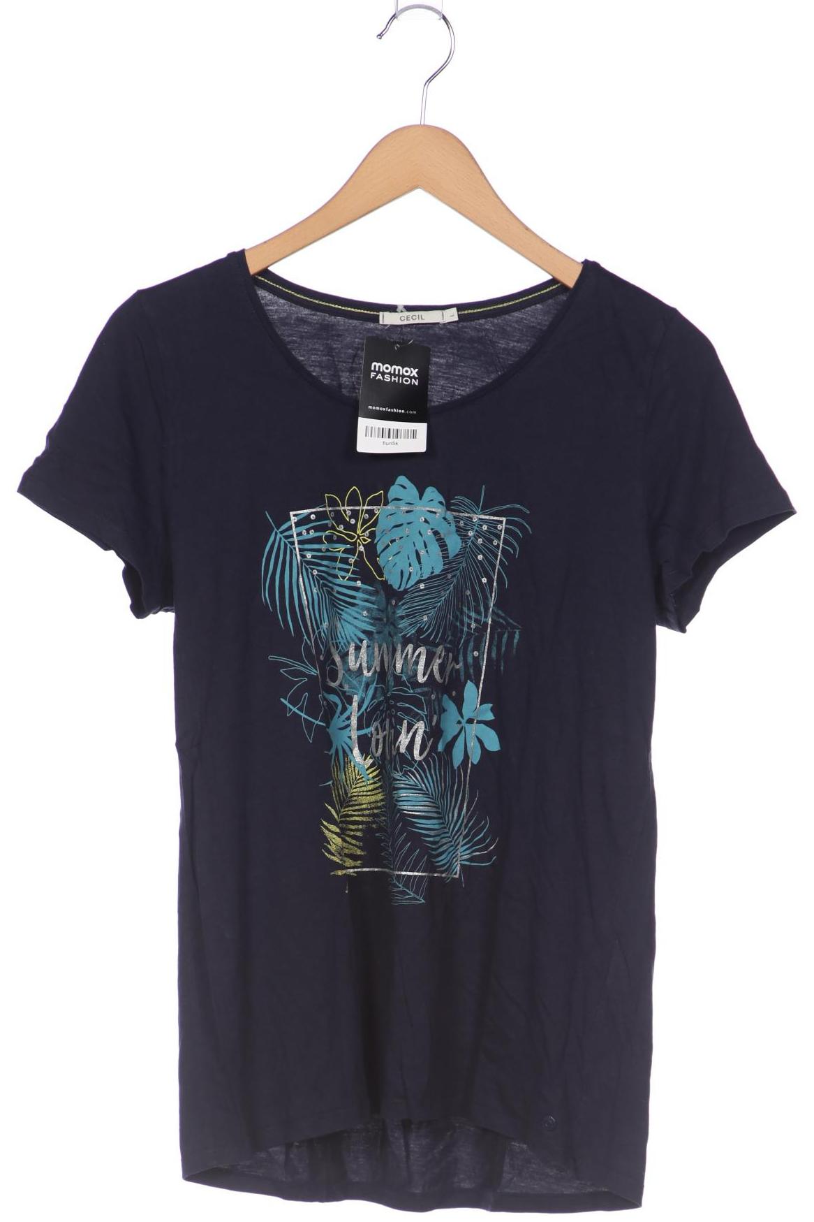 

Cecil Damen T-Shirt, marineblau, Gr. 42