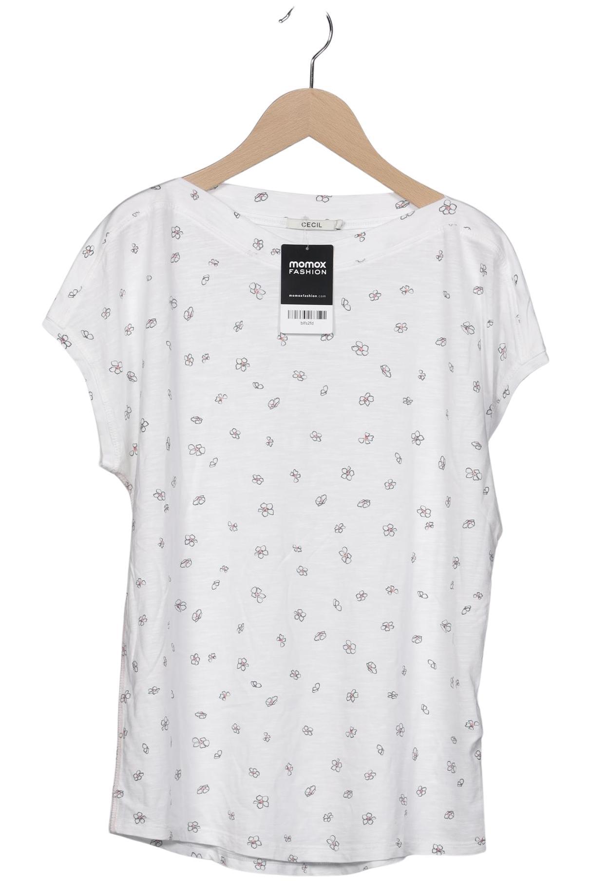 

Cecil Damen T-Shirt, weiß, Gr. 36
