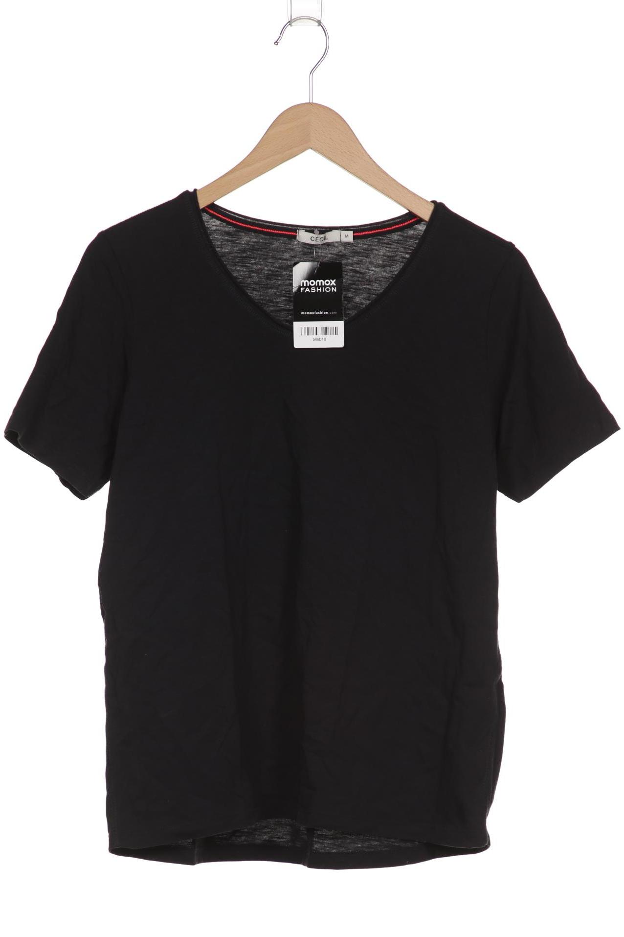 

CECIL Damen T-Shirt, schwarz