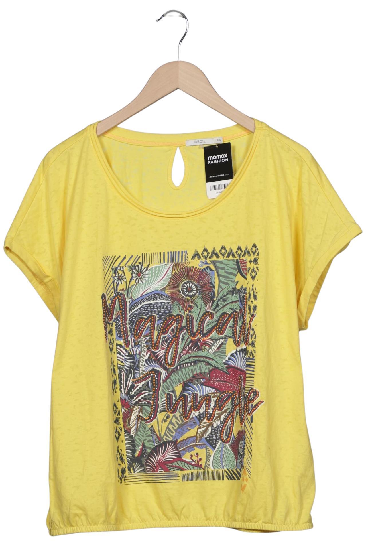 

Cecil Damen T-Shirt, gelb, Gr. 46